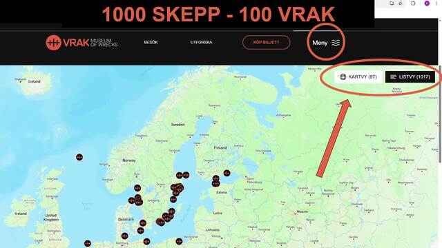 1000 skepp - 100 vrak inspelning