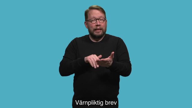 201. Värnplikt (teckenspråk)