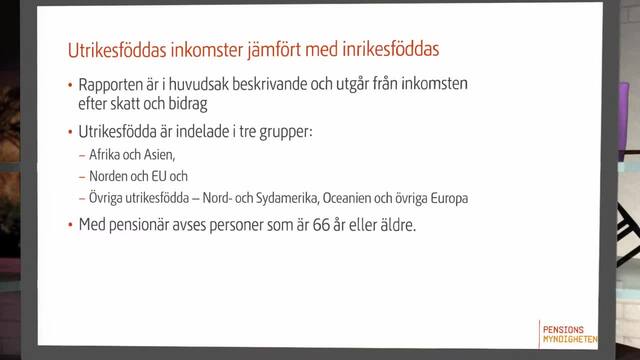 Hur ser inkomsterna ut för utrikesfödda 